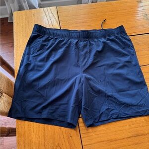 Navy Blue Athletic Shorts size XL excellent used condition no stains or flaws